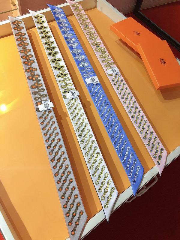 Hermes silk ribbon 5X86cm E051703